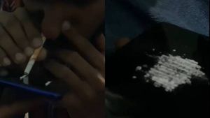 അപര്‍ണയെ ആക്രമിച്ചത് 'ട്രാബിയൊക്': വിദ്യാര്‍ത്ഥികളുടെ ലഹരി വീഡിയോയുമായി എസ്എഫ്‌ഐ