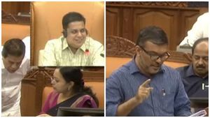 ഷംസീറിന്റെ 'മധുരപ്രതികാരം';  രാജേഷിനോട് സ്പീക്കര്‍ പറഞ്ഞത് കേട്ട് സഭയില്‍ ചിരി പൊട്ടി