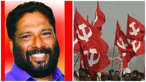 വർക്കല എം.എൽ.എ വി.ജോയ് സിപിഎം തിരുവനന്തപുരം ജില്ലാ സെക്രട്ടറി
