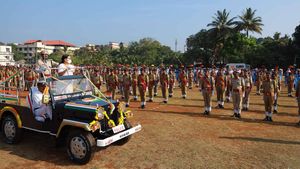 വര്‍ണാഭമായി പത്തനംതിട്ടയിലെ റിപ്പബ്ലിക് ദിനാഘോഷം: വീണ ജോർജ് പതാകയുയർത്തി