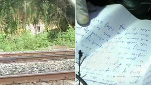 ട്രെയിൻ തീവെപ്പ്; ട്രാക്കില്‍ ബാഗ്, ഹിന്ദിയിൽ കുറിപ്പ്, തിരുവനന്തപുരത്തെ സ്ഥലപ്പേരുകള്‍ നോട്ട്ബുക്കില്‍; ആശങ്ക