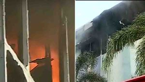 കോഴിക്കോട് നഗരത്തില്‍ വന്‍തീപിടുത്തം; 12 യൂണിറ്റ് ഫയര്‍ഫോഴ്‌സ് തീ അണക്കാന്‍ ശ്രമിക്കുന്നു
