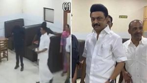 അന്നപൂർണ്ണ ഹോട്ടലിൽ  സ്റ്റാലിൻ; അമ്പരപ്പിൽ ജീവനക്കാർ; മസാലദോശയും ചായയും കഴിച്ച് കുശലം പറഞ്ഞ് മടങ്ങി