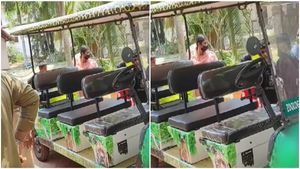 കുട്ടികൾ ഇലക്ട്രിക്  വാഹനത്തിൽ കളിച്ചു; തിരുവനന്തപുരം മൃ​ഗശാലയിൽ അപകടം;  2 പേർക്ക് പരിക്ക്