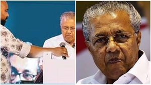 മുഖ്യമന്ത്രിയുടെ പ്രസംഗത്തിനിടെ മൈക്ക് കേടായി,  രണ്ടെണ്ണം കൊണ്ടുവന്നിട്ടും ശരിയായില്ല; ഒടുവിൽ സംഭവിച്ചത്