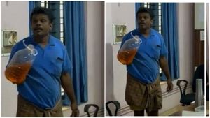 ലൈഫ് പദ്ധതിയിൽ വീട് കിട്ടിയില്ല; മധ്യവയസ്‌കന്‍ കീഴാറ്റൂർ പഞ്ചായത്ത് ഓഫീസിന് തീയിട്ടു