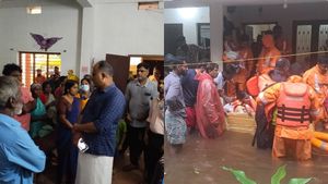കണ്ണൂരില്‍ നാലിടത്ത് ദുരിതാശ്വാസക്യാംപുകള്‍ തുറന്നു; കോടിയേരിയില്‍ വയോധികന്‍ കുഴഞ്ഞു വീണുമരിച്ചു
