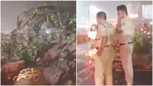 ഇടുക്കിയില്‍ നിര്‍ത്തിയിട്ട കാറിന് മുകളിലേക്ക് മണ്ണിടിഞ്ഞുവീണു; ഒരു മരണം, 5 പേര്‍ക്ക് പരിക്ക്‌