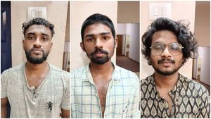 കണ്ണൂർഅത്താഴക്കുന്നിൽ  എസ്.ഐയെയും പൊലീസുകാരെയും അക്രമിച്ചവരിൽ 3 പേർ അറസ്റ്റിൽ