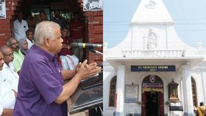 മാഹി പള്ളി പെരുന്നാള്‍: മാഹിപ്പാലത്തിലെയും റോഡിലെയും കുഴികളടച്ചു