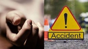  വിവാഹം കഴിഞ്ഞത് അഞ്ച് ദിവസം മുൻപ്; ബൈക്ക് അപകടത്തിൽ നവവരൻ മരിച്ചു,ഭാര്യക്ക് ഗുരുതര പരിക്ക്