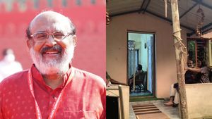'ഈ വീട് കണ്ടിട്ട് ഇഡി അമ്പരന്നുകാണും, അവർ എന്ത് പറഞ്ഞു': തോമസ് ഐസക് അനുഷയുടെ വീട്ടില്‍ 