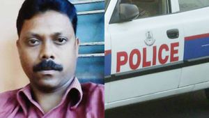 തളിപറമ്പ് സ്‌റ്റേഷനില്‍  പിരിച്ചുവിട്ട പൊലീസുകാരന്റെ പരാക്രമം: പൊലിസ് ജീപ്പ് അടിച്ചുതകര്‍ത്തു