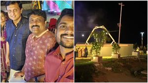 ശംഖുമുഖത്ത് ഡെസ്റ്റിനേഷൻ വെഡ്ഡിം​ഗ് കേന്ദ്രം; പ്രതിശ്രുത വധൂവരൻമാർക്കൊപ്പം സെൽഫിയെടുത്ത് മന്ത്രി 