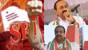  'റീ കൗണ്ടിംഗിനിടെ വൈദ്യുതി നിലച്ചു, തിരഞ്ഞെടുപ്പ് ഫലം അട്ടിമറിച്ചു', എസ്എഫ്ഐക്കെതിരെ കോൺഗ്രസ്