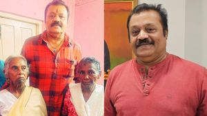ആരാണ് കുലംകുത്തിയെന്ന് മറിയക്കുട്ടി, അതൊന്നും താന്‍ പറയില്ലെന്ന് സുരേഷ് ഗോപി, ' അമ്മയെ ശ്രദ്ധിച്ചേക്കണെ'