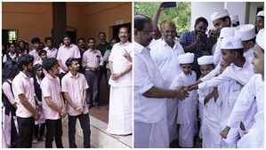  യുവത്വത്തോട് വോട്ട് ചോദിച്ച്  കെ സുധാകരൻ, മലയോരമേഖലയിലെ ക്യാംപസുകളിൽ പ്രചാരണം നടത്തി