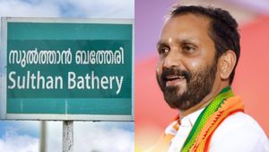 'വയനാട്ടിൽ ജയിച്ചാൽ സുൽത്താൻ ബത്തേരിയുടെ പേര് ഗണപതിവട്ടം എന്നാക്കും'; വാഗ്‌ദാനവുമായി കെ സുരേന്ദ്രൻ