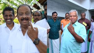 കണ്ണൂരില്‍ വോട്ടു ചെയ്തത് 5 സ്ഥാനാര്‍ത്ഥികള്‍, പന്ന്യനും ശൈലജയും അതിരാവിലെ വോട്ടു ചെയ്തു മടങ്ങി