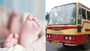 യാത്രയ്ക്കിടെ പ്രസവവേദന; കെഎസ്ആര്‍ടിസി ബസില്‍ പെണ്‍കുഞ്ഞിന് ജന്മം നല്‍കി യുവതി, സംഭവം തൃശൂരില്‍