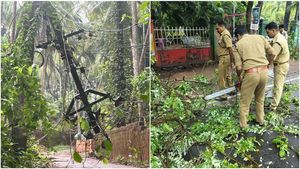 കോഴിക്കോട് കനത്ത നാശനഷ്ടം വിതച്ച് മഴ: 4 ക്യാമ്പുകള്‍ തുറന്നു,  34 കുടുംബങ്ങളെ മാറ്റിപ്പാര്‍പ്പിച്ചു