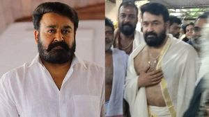 മാമാനിക്കുന്ന് ഭഗവതി ക്ഷേത്രത്തിൽ മോഹൻലാൽ ദർശനം നടത്തി