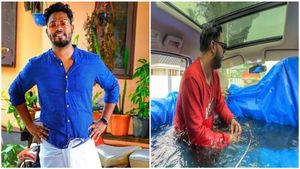 സഫാരി കാറിനുള്ളിൽ സ്വിമ്മിം​ഗ് പൂൾ; സഞ്ജു ടെക്കിക്കെതിരെ നടപടി, സംഭവം ഇങ്ങനെ..