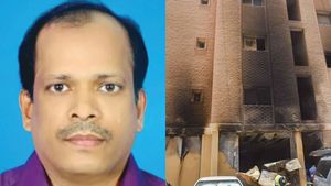 'മൃതദേഹം എപ്പോഴെത്തുമെന്ന് അറിയില്ല';കരഞ്ഞ് തളർന്ന് ഭാര്യ മണി..കുഞ്ഞിക്കേളുവിന്റെ മരണം നാട്ടിലെത്താനിരിക്കെ