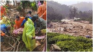 'ഞങ്ങളുടെ വീടൊന്നും കാണാനില്ല,  ഇന്നലെ മാറിയത് കൊണ്ട് ഞങ്ങൾ രക്ഷപ്പെട്ടു'; ശകുന്തള പറയുന്നു