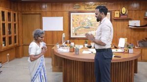 നിത്യവൃത്തിക്ക് അമ്പലനടയിലെ തൊഴിലിടം തുണ: പാതിവരുമാനം വയനാടിനായി നല്‍കി ഭാരതിയമ്മ