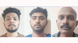 കക്കൂസ് മാലിന്യം തള്ളാനെത്തിയപ്പോള്‍ തടഞ്ഞ പ്രദേശവാസിയെ ആക്രമിച്ച മൂന്ന് പേര്‍ അറസ്റ്റില്‍