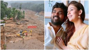  ഞങ്ങളുടെ മനസ്സ് മുഴുവൻ വയനാടിനൊപ്പം; ദുരിതാശ്വാസ നിധിയിലേക്ക് 20 ലക്ഷം നൽകി നയൻതാരയും വിഘ്നേശും