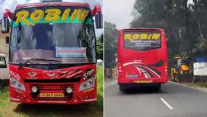 പുതിയ എസി ബസുമായി റോബിന്‍; യാത്രക്കാരെ കിട്ടാനില്ലെന്ന് ഉടമ, 'കെഎസ്ആര്‍ടിസി കൊണ്ടുപോയി'