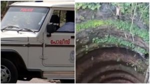 ഫയർഫോഴ്സ് എത്തുംവരെ കിണറ്റിൽ വീണ വയോധകയെ താങ്ങിനിർത്തി കൊല്ലം പോലീസ്; കയ്യടി