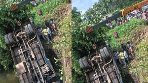 തിരുവമ്പാടിയില്‍ കെഎസ്ആര്‍ടിസി ബസ് പുഴയിലേക്ക് മറിഞ്ഞു; ഒരു മരണം, നിരവധി പേര്‍ക്ക് പരിക്ക്
