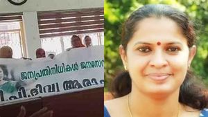 പിപി ദിവ്യയെ അറസ്റ്റുചെയ്യണം: കണ്ണൂര്‍ കോര്‍പറേഷന്‍ കൗണ്‍സില്‍ യോഗത്തില്‍ ബാനര്‍, ബഹളമയം