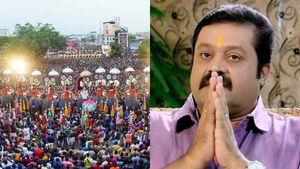 തൃശൂർ പൂരം വെടിക്കെട്ട്; സുരേഷ് ഗോപിയുടെ സഹായം തേടി ദേവസ്വങ്ങൾ, നിയന്ത്രണങ്ങൾ നീക്കണമെന്ന് ആവശ്യം 