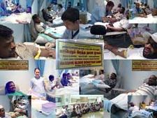 ரியாத்தில் தவ்ஹீத் ஜமாத் நடத்திய மாபெரும் ரத்ததான முகாம்