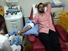 துபாயில் நடைபெற்ற ரத்ததான முகாம்