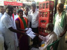 தூத்துக்குடி மேயர் பதவியைப் பிடிக்க பாஜக மும்முரம்... மதிமுகவினருடன் தீவிர ஓட்டு வேட்டை