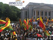 மேகதாது விவகாரம்.. நூற்றுக்கணக்கானோர் பங்கேற்ற கண்டன பேரணியால் பெங்களூர் குலுங்கியது!