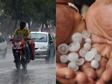 வேலூரில் அடித்த வெயிலுக்கு இதமாய் பெய்த ஆலங்கட்டி மழை… 2 பேர் பலி