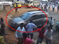  மதுரையில் ஹோட்டலுக்குள் காரை ஓட்டிய வக்கீல் - தெறித்து ஓடிய மக்கள்- பரபரப்பு வீடியோ 
