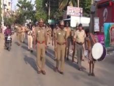 தேர்தல் பாதுகாப்புக்காக துணை ராணுவத்தினர் மதுரை வருகை - வீடியோ