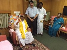 திருவாரூர் புறப்பட்டு சென்றார் கருணாநிதி.. 2 நாள் தீவிரப் பிரச்சாரம்