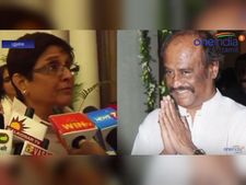 புதுச்சேரி முன்னேற்றத் தூதராக வாருங்கள்... டிவிட்டரில் ரஜினிக்கு அழைப்பு விடுத்த கிரண்பேடி - வீடியோ
