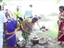  சிவகங்கை தேவாலய தேரோட்டம் : பொங்கல் வைத்து வழிபட்ட மக்கள் - வீடியோ 