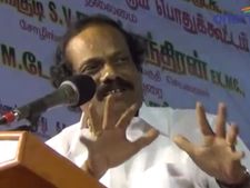 மதுரையில் திண்டுக்கல் லியோனி மீது சரமாரியாக கற்கள் வீசி தாக்குதல்!