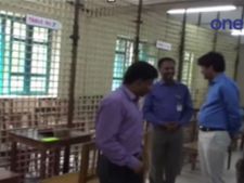 புதுச்சேரி இடைத்தேர்தல்.. வாக்கு எண்ணும் மையத்தில் தேர்தல் அதிகாரிகள் நேரில் ஆய்வு - வீடியோ 