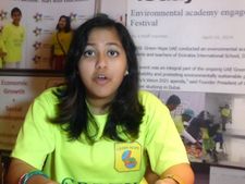 துபாய் வாழ் இந்திய சிறுமிக்கு சர்வதேச குழந்தைகள் அமைதிக்கான விருது